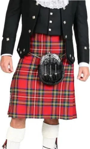 Men's 8 Yard Kilt - 13oz Lochcarron Braeriach Mediumweight Wool - Made To Order