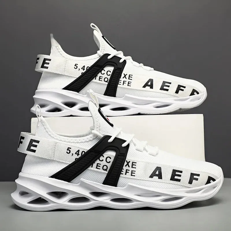 Men's Casual Tennis Shoes Luxury Trainer Race Breathable Shoes