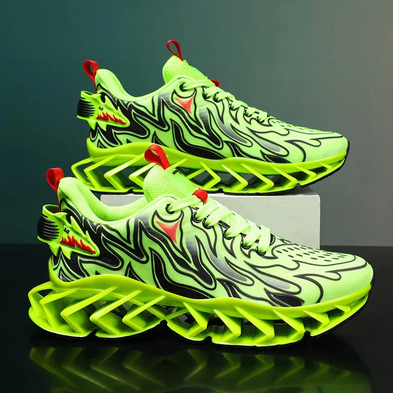 Men's Casual Tennis Shoes Luxury Trainer Race Breathable Shoes