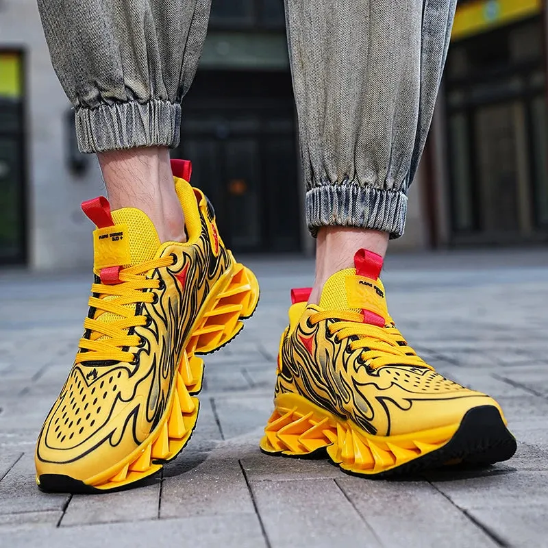 Men's Casual Tennis Shoes Luxury Trainer Race Breathable Shoes