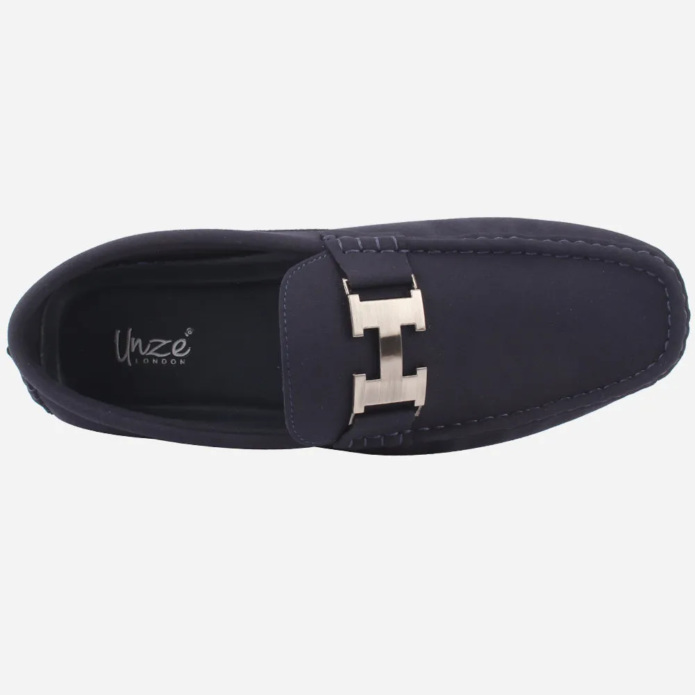 Mens "DOERIN" Suede Slip-on Casual Moccasins Shoes