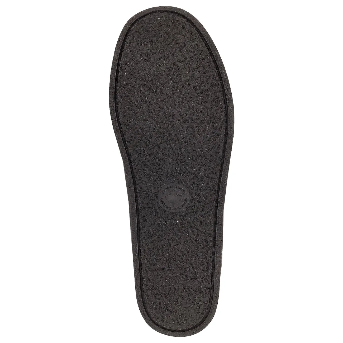 Men's Rubber Sole Buffalo Leather Moccasins
