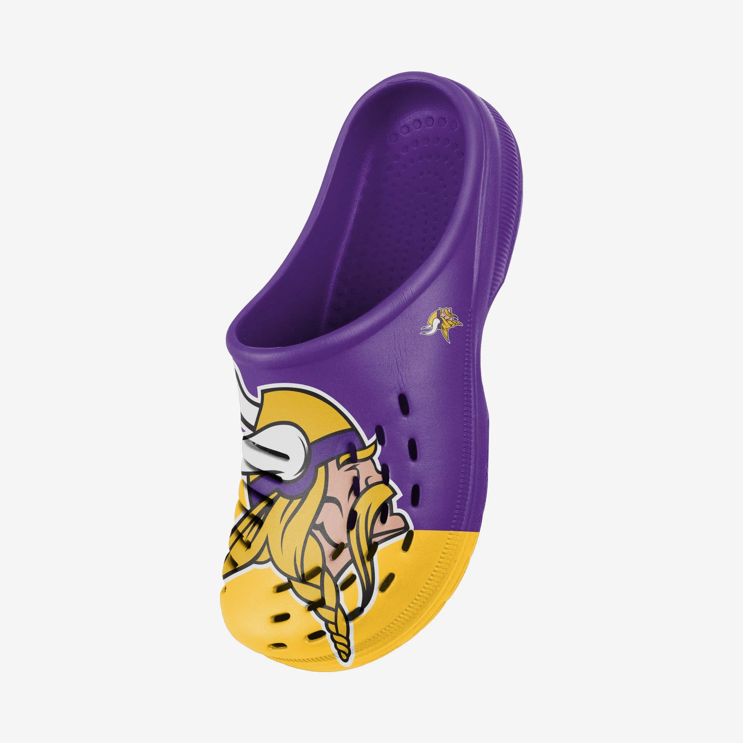 Minnesota Vikings Colorblock Big Logo Clog