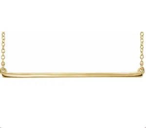 Modern Bar Necklace
