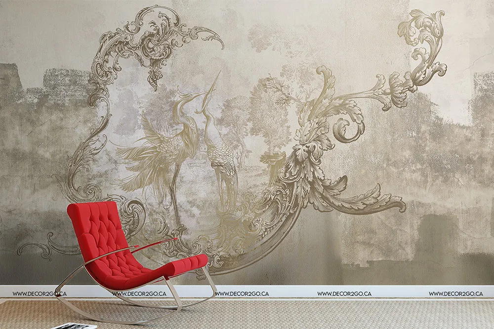 Modern Baroque Wallpaper Mural