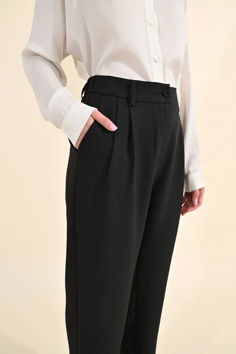 Molly Bracken Woven Pants - Black