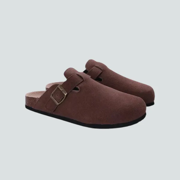 Money Suede Clogs Men Summer Slip On