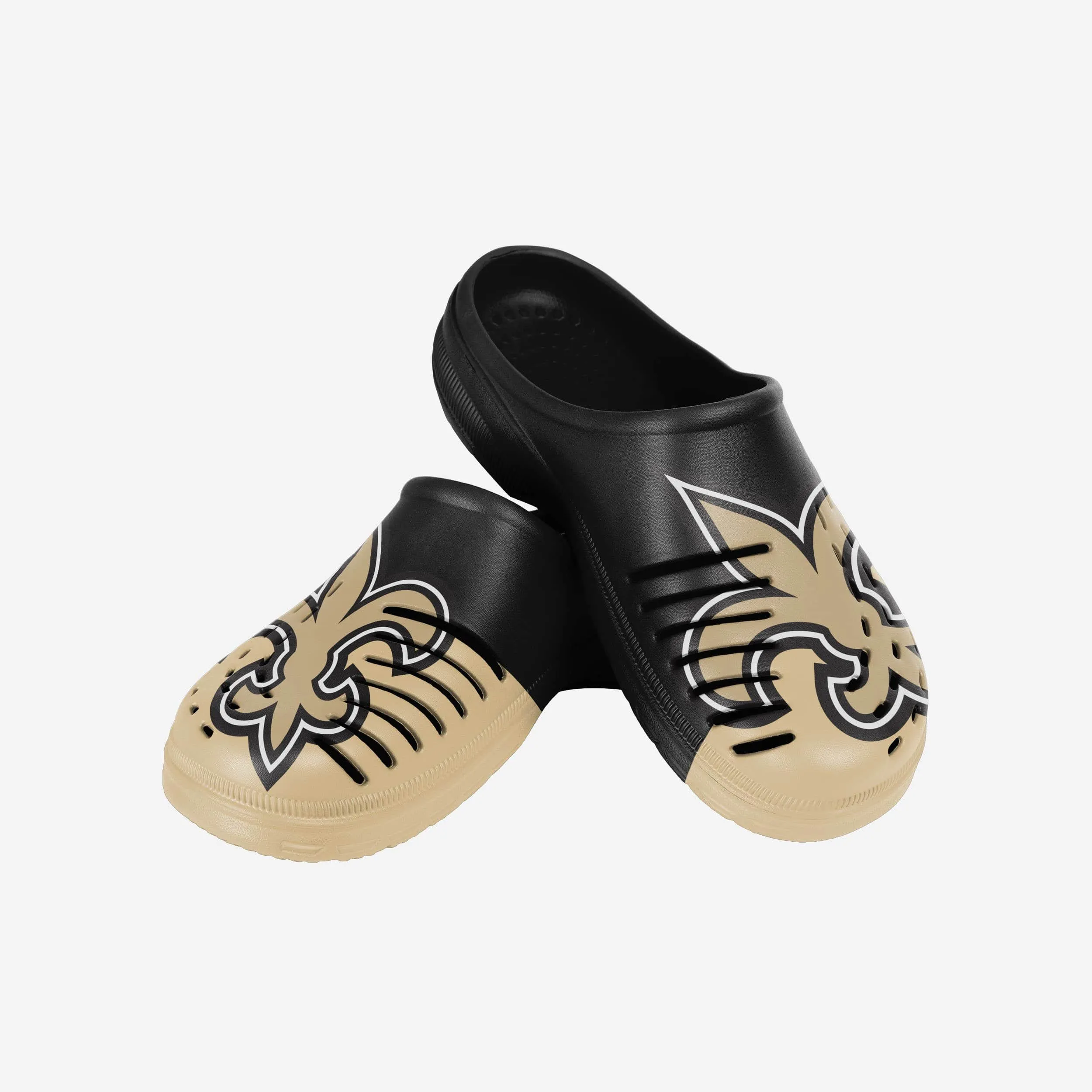 New Orleans Saints Colorblock Big Logo Clog