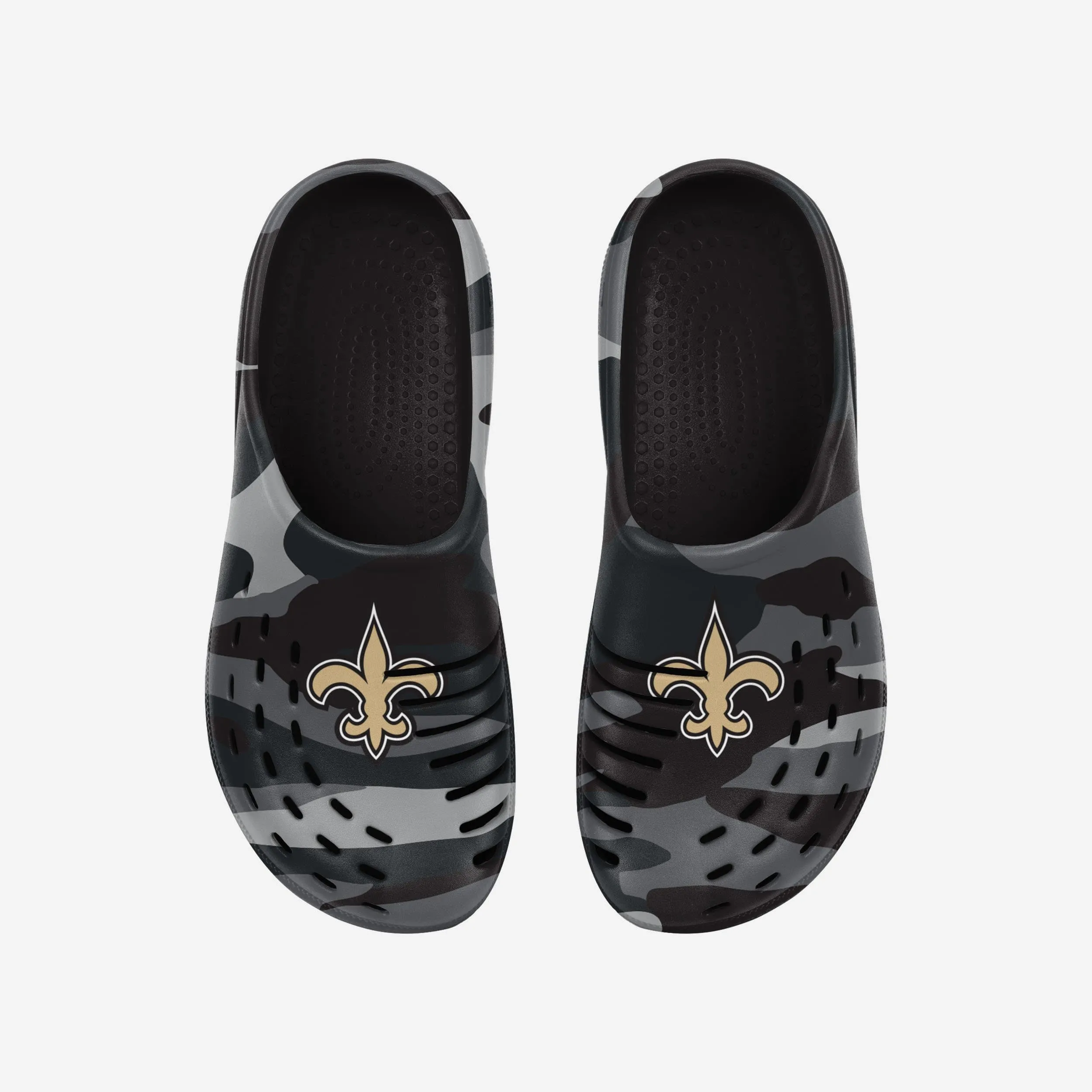 New Orleans Saints Tonal Camo Clog