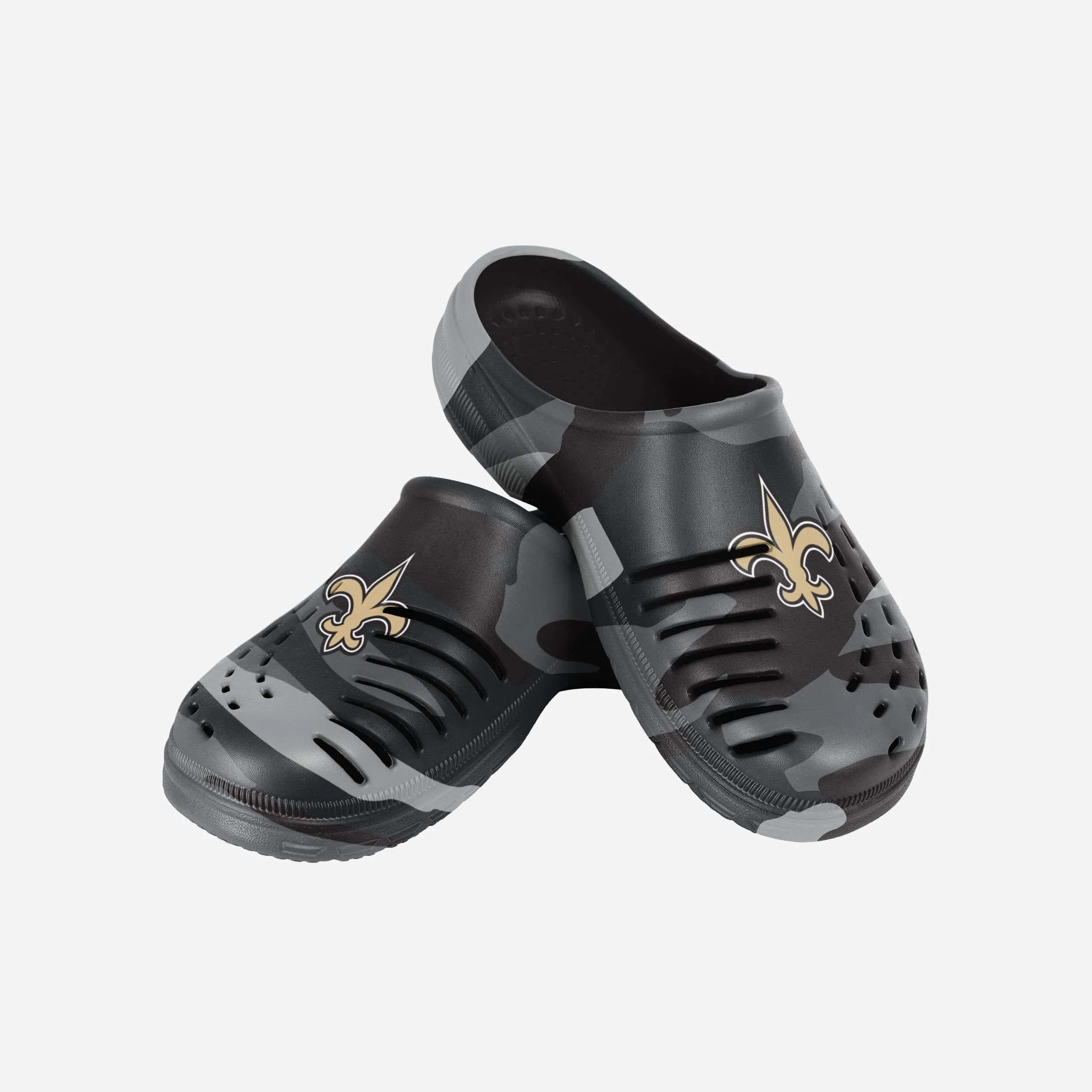 New Orleans Saints Tonal Camo Clog