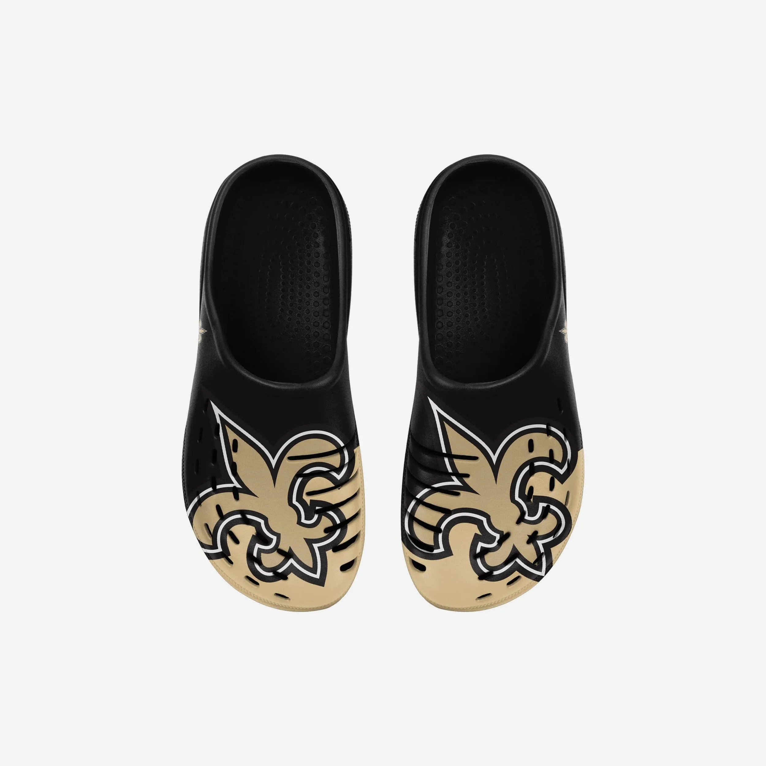 New Orleans Saints Youth Colorblock Big Logo Clog