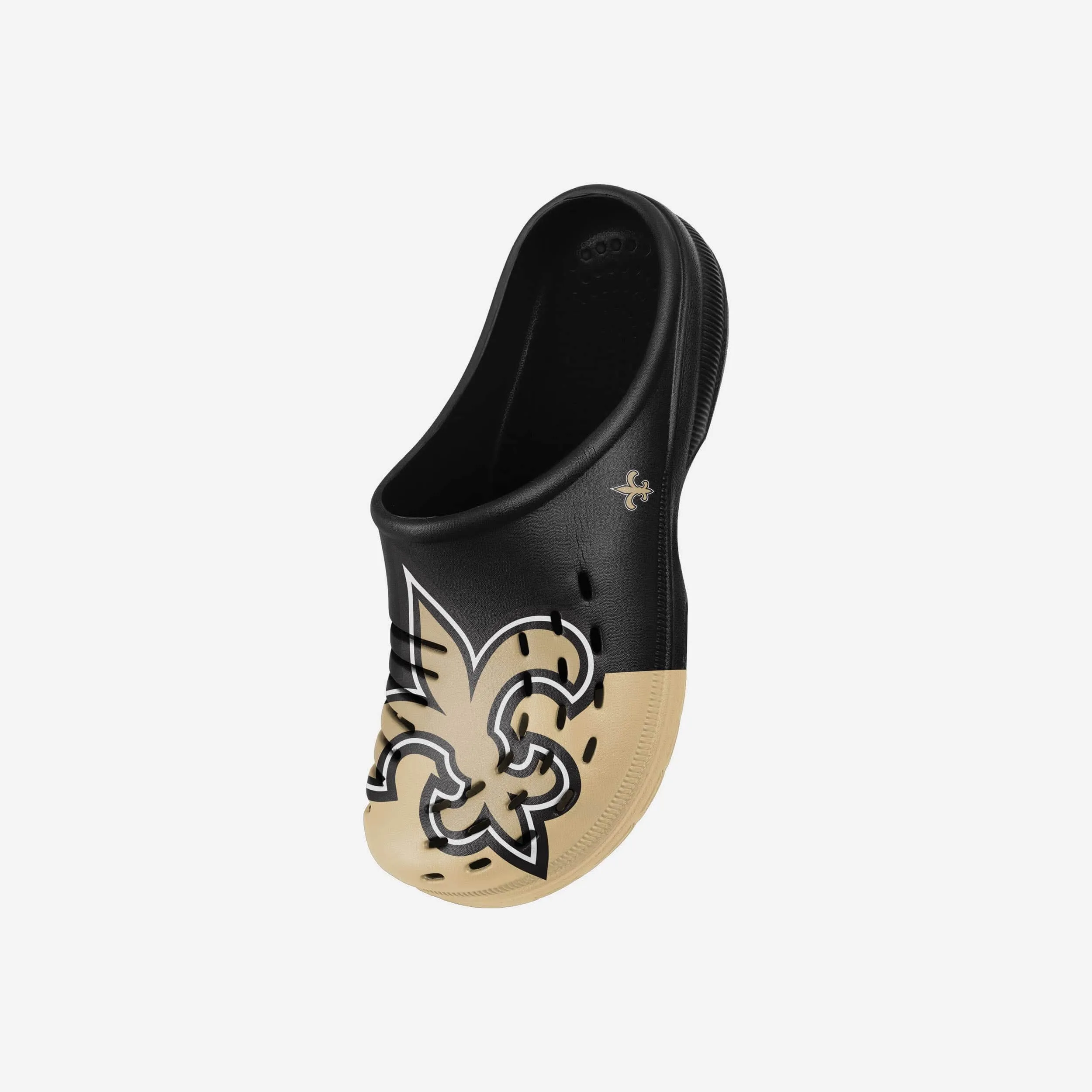 New Orleans Saints Youth Colorblock Big Logo Clog