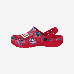 New York Giants Historic Print Clog With Strap