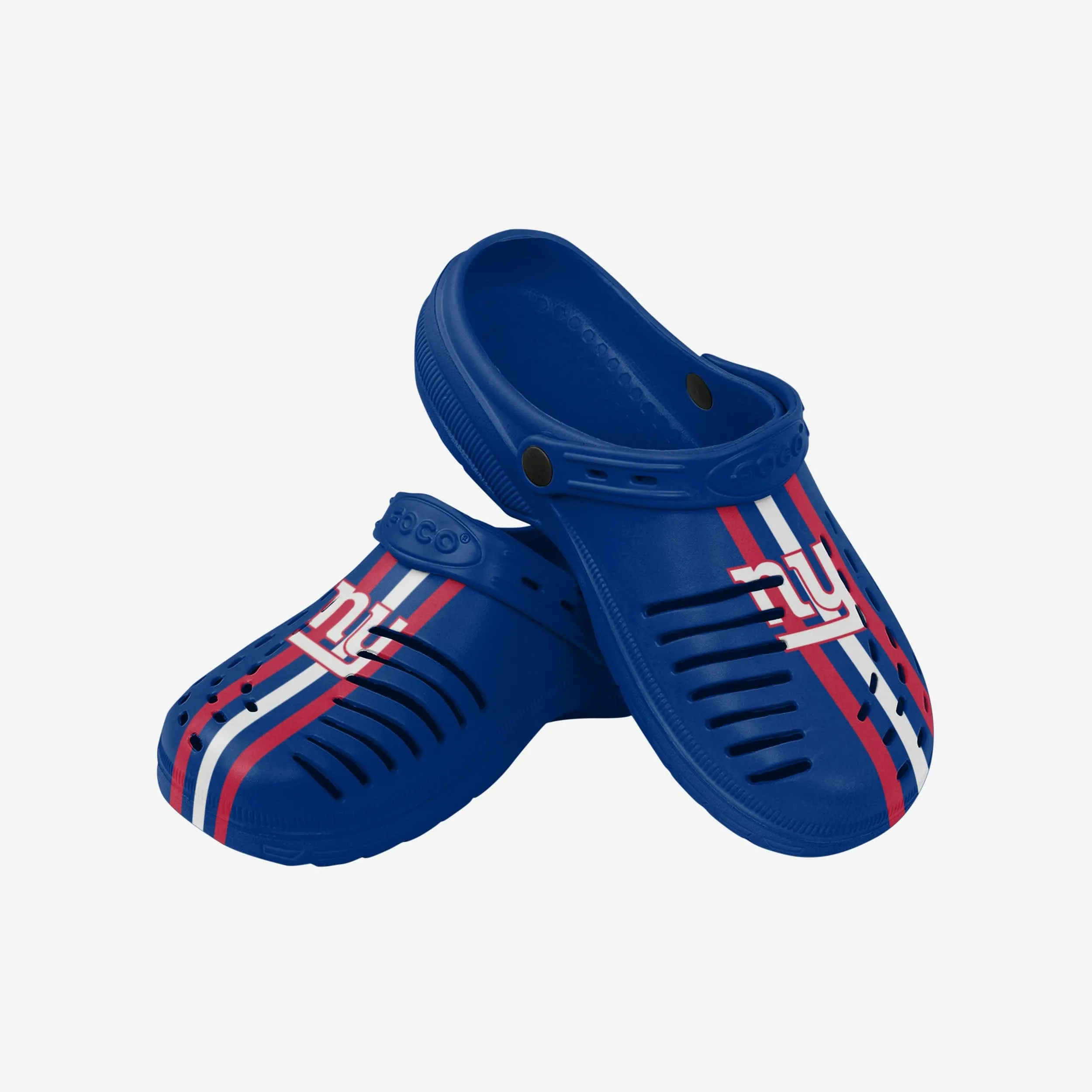 New York Giants Team Stripe Clog With Strap
