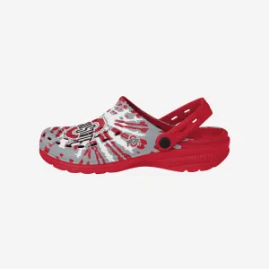 Ohio State Buckeyes Tie-Dye Clog With Strap