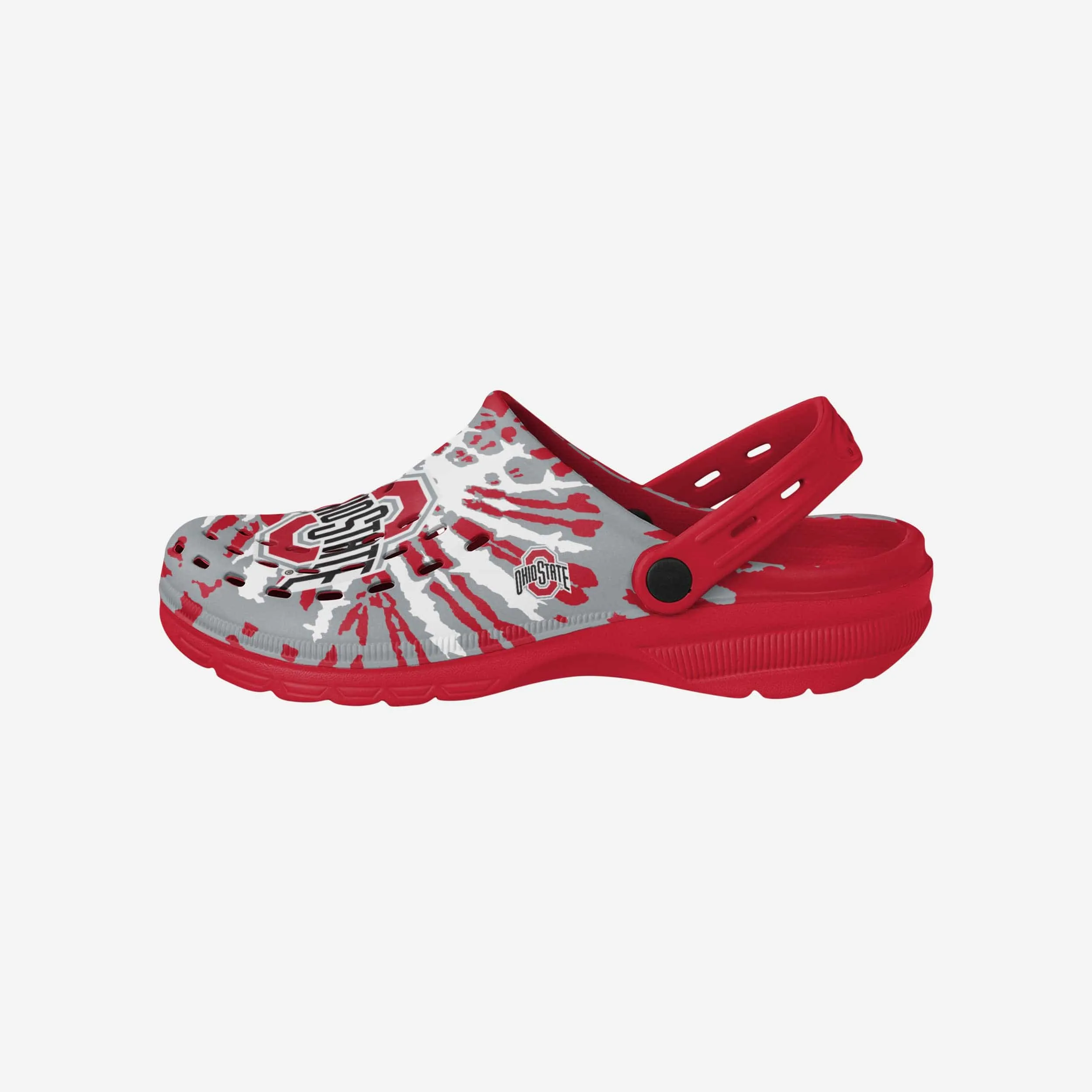 Ohio State Buckeyes Tie-Dye Clog With Strap