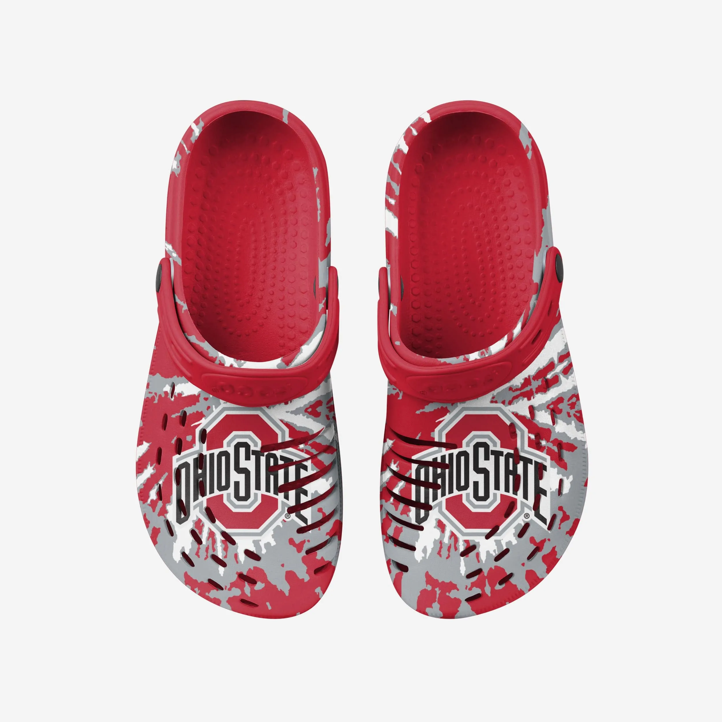 Ohio State Buckeyes Tie-Dye Clog With Strap