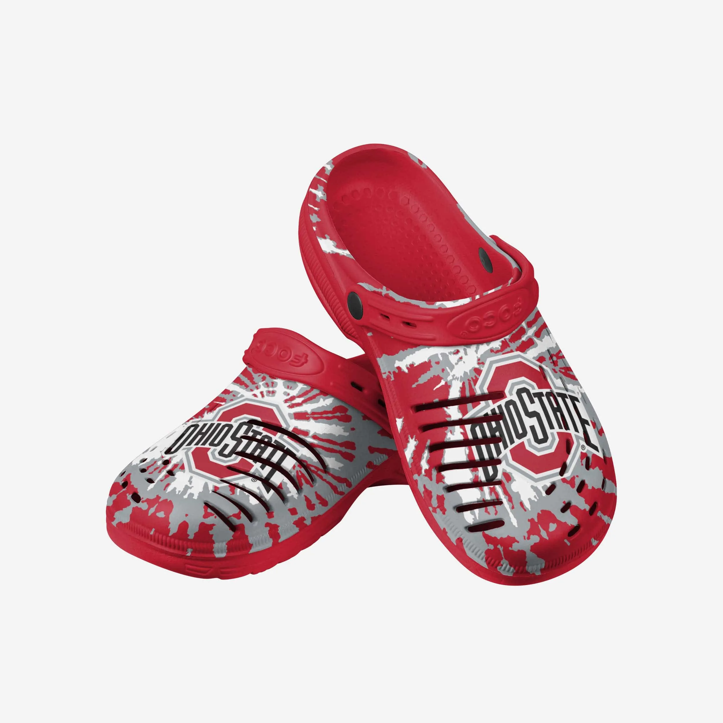 Ohio State Buckeyes Tie-Dye Clog With Strap