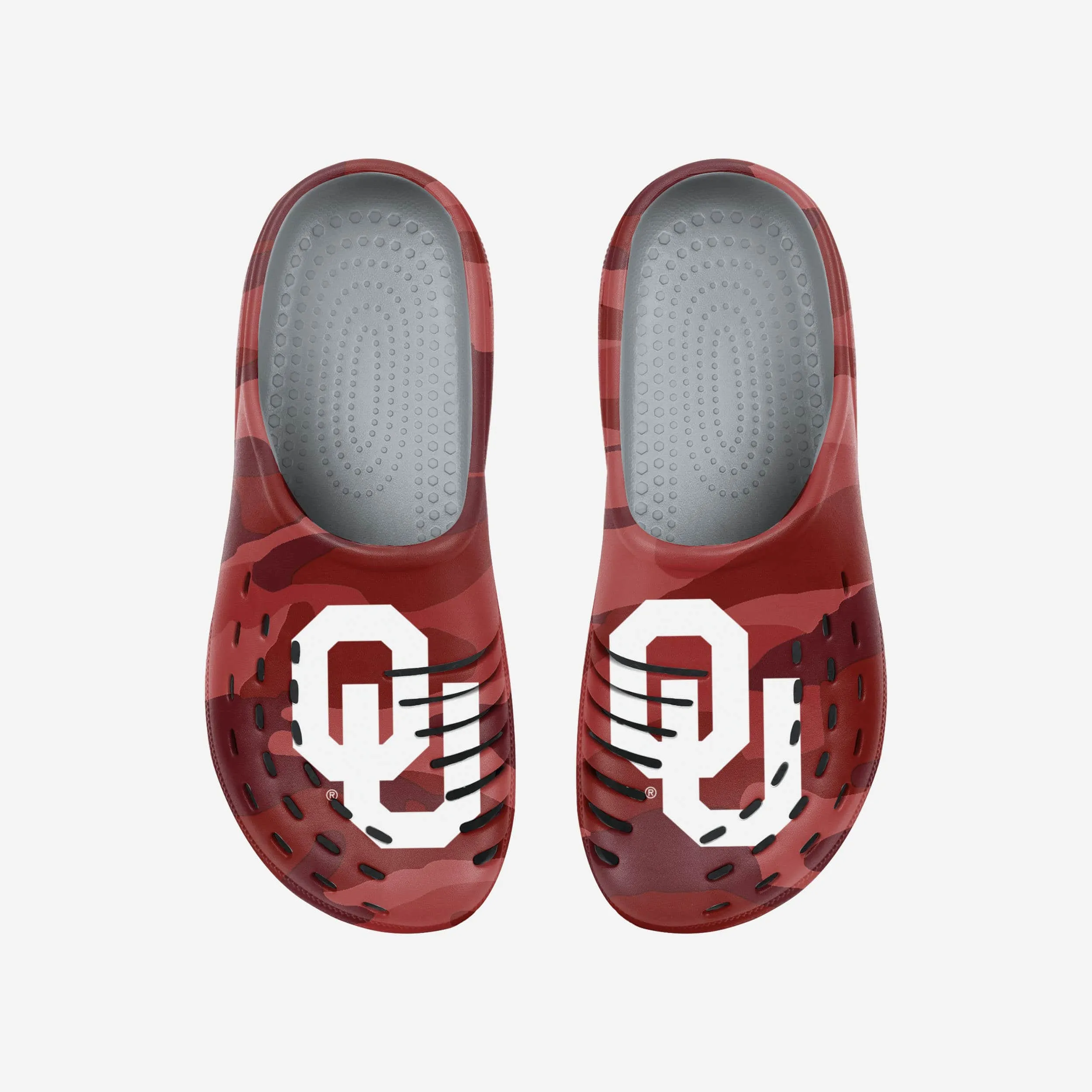 Oklahoma Sooners Tonal Camo Clog