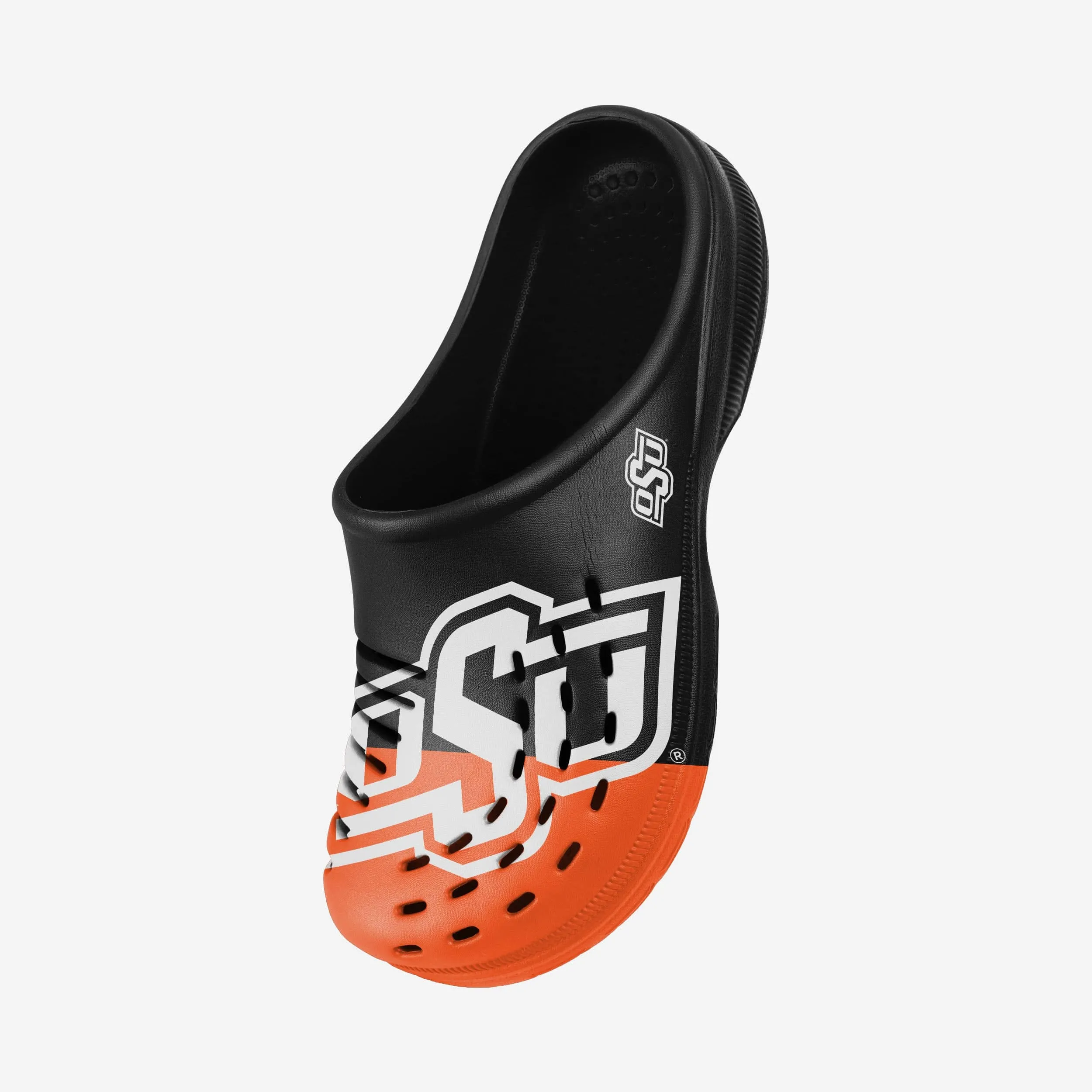 Oklahoma State Cowboys Colorblock Big Logo Clog