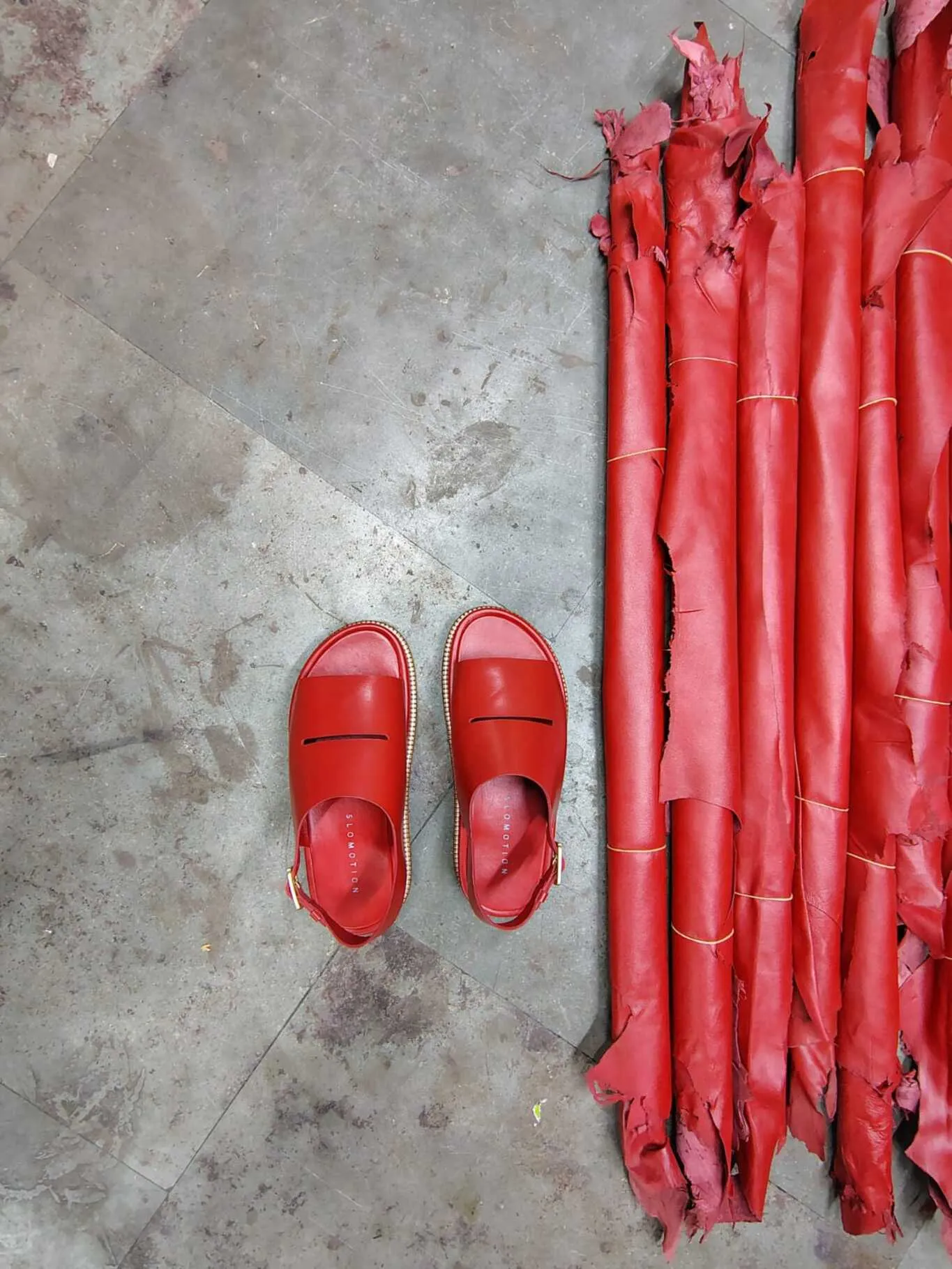 Open Leather Clogs Women