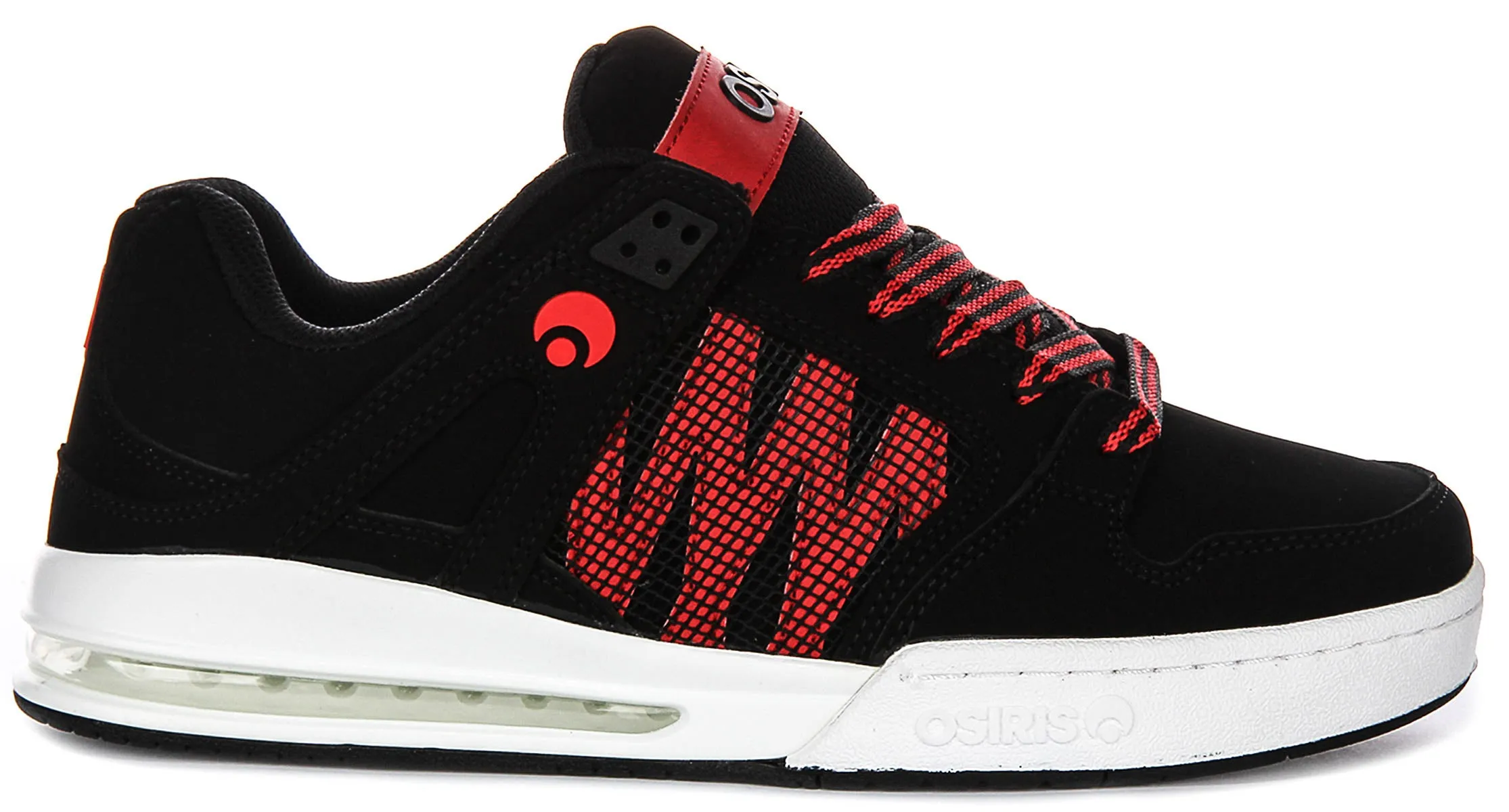 Osiris Pixel In Black Red For Men