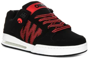 Osiris Pixel In Black Red For Men