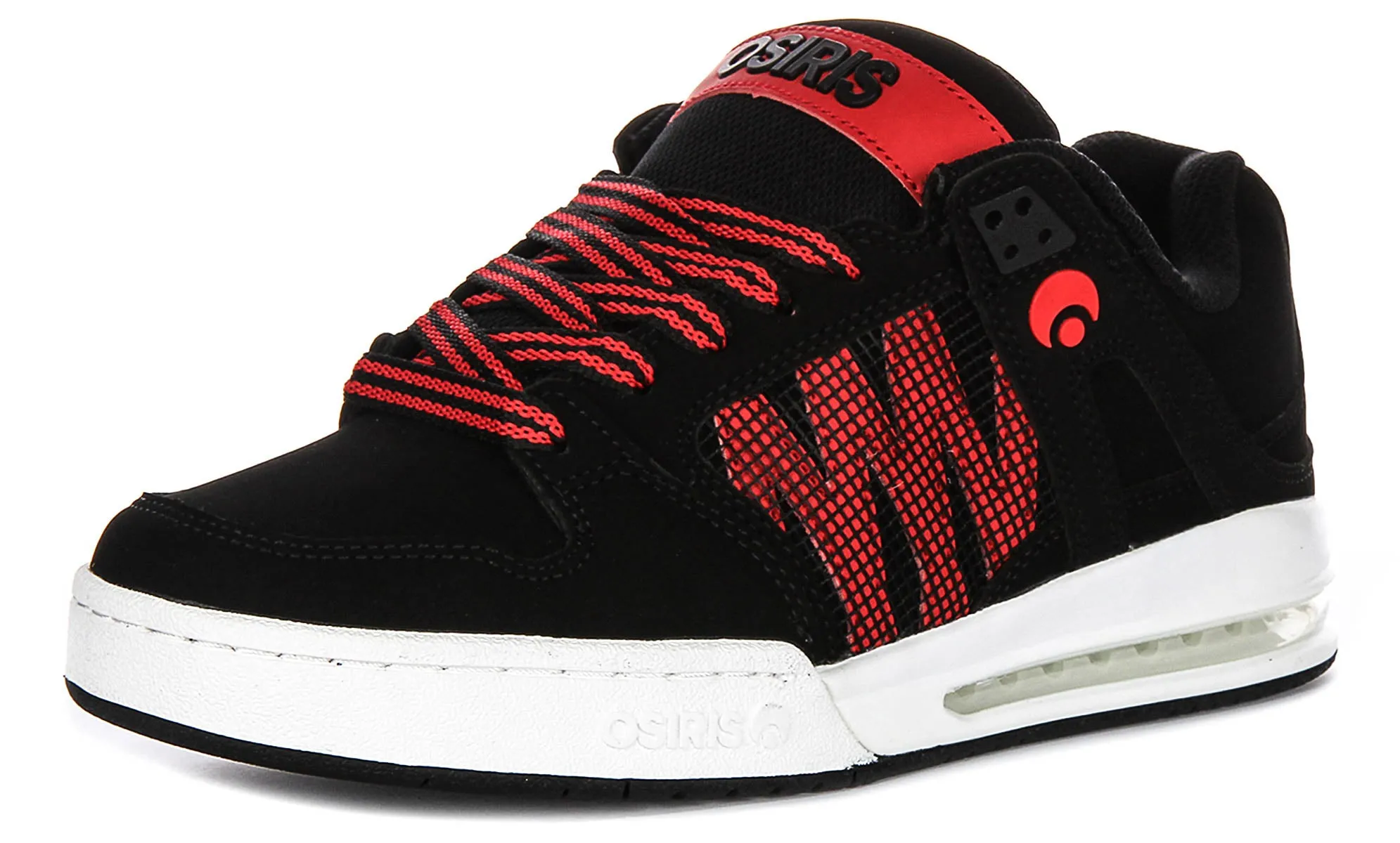 Osiris Pixel In Black Red For Men