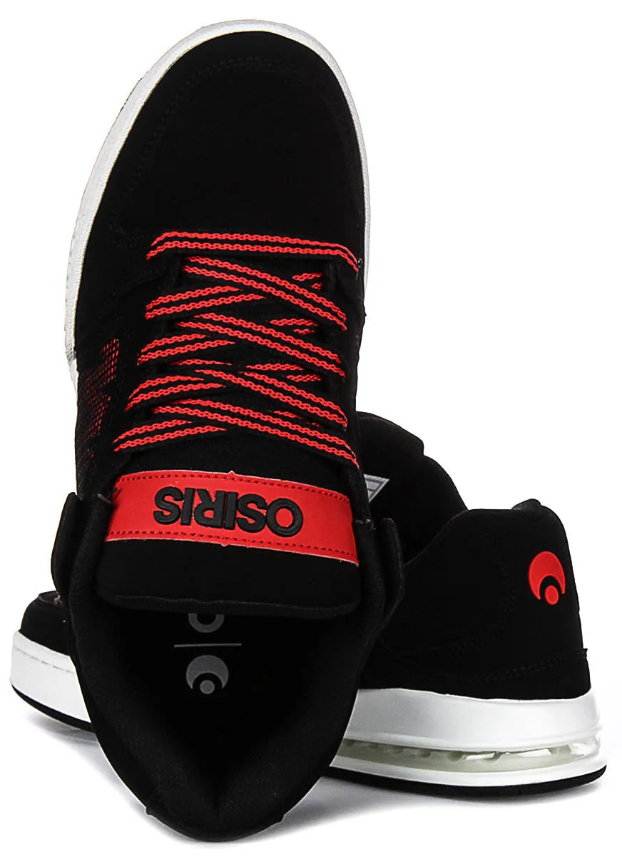Osiris Pixel In Black Red For Men