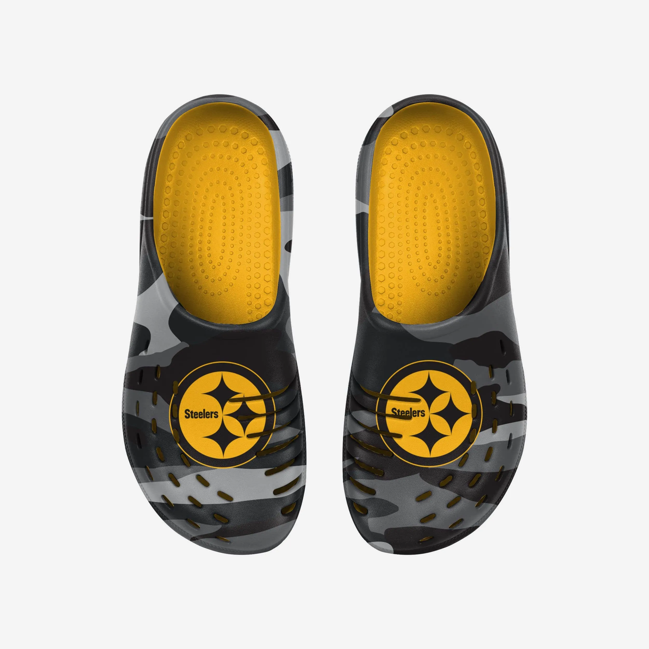 Pittsburgh Steelers Tonal Camo Clog