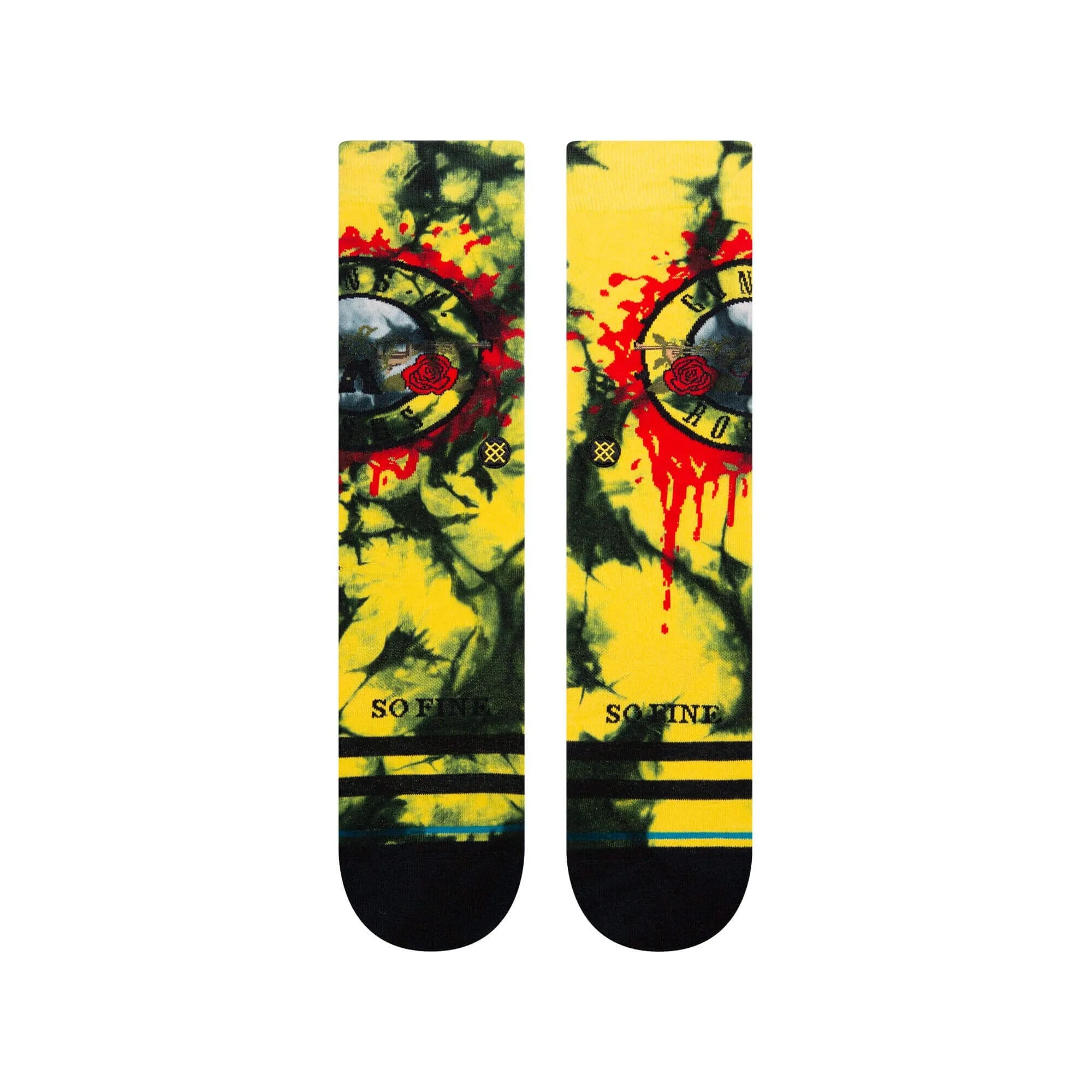 Ponožky Stance Crew Guns N’ Roses So Fine žlté