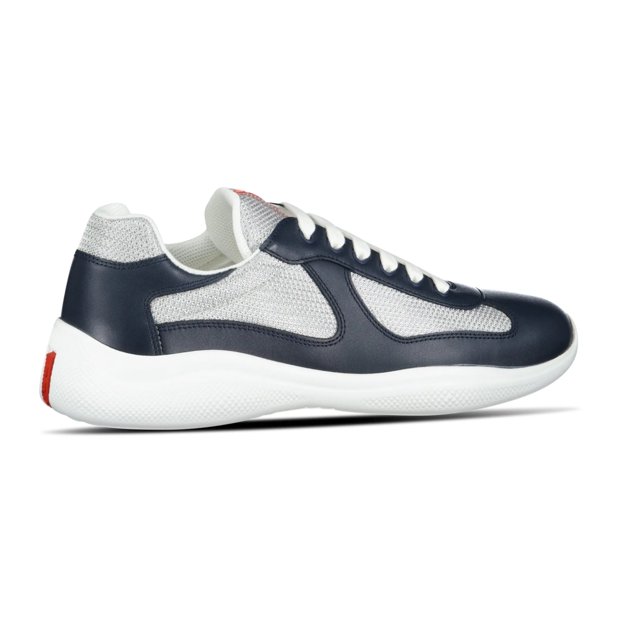 PRADA AMERICAS CUPS NAVY BLUE TRAINERS