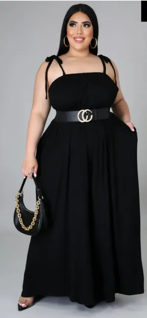 "Casual Affair" (Plus Size) Jumpsuit
