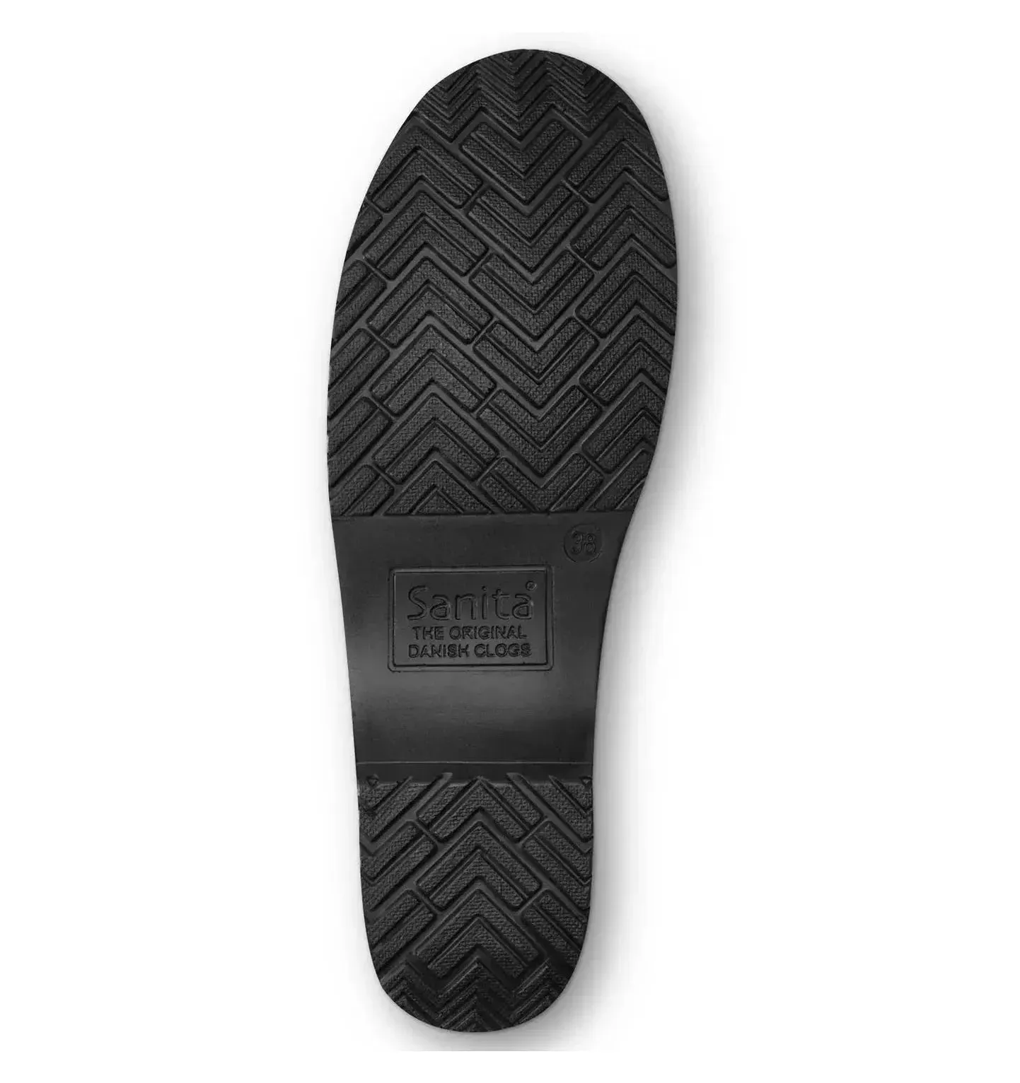 Sanita Women's Black Leather Chef Clog