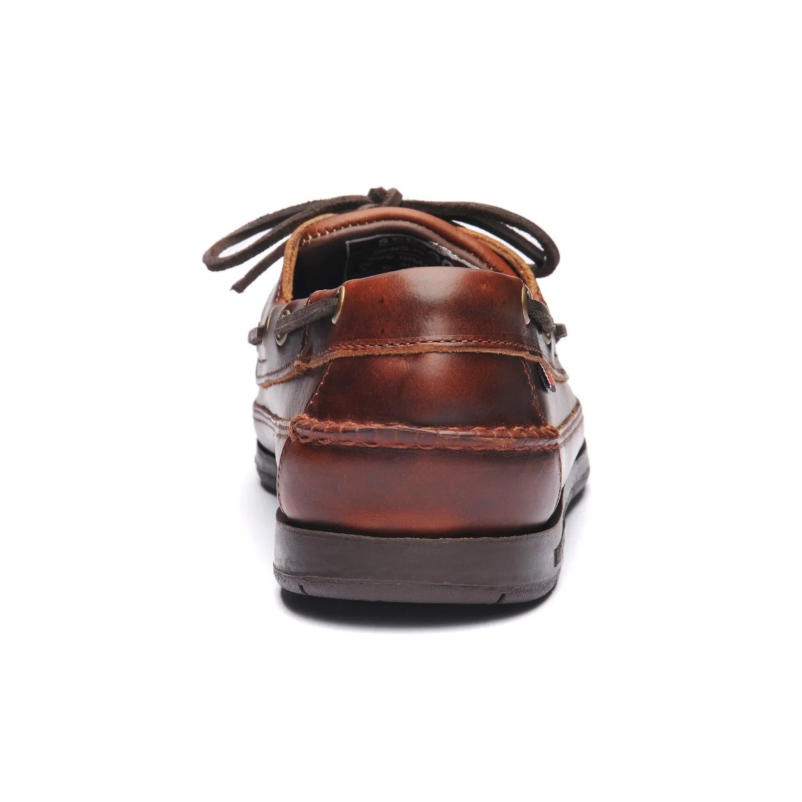 SEBAGO Leather Schooner in Brown Dockside
