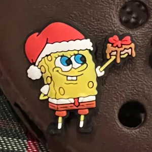 SHOE CHARMS -  CHRISTMAS SPONGEBOB
