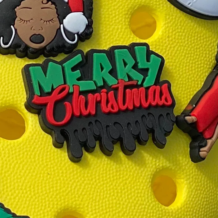 SHOE CHARMS - MERRY CHRISTMAS