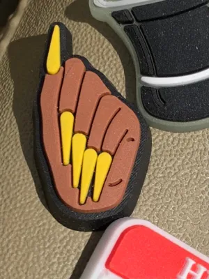 SHOE CHARMS - YELLOW FULL SET