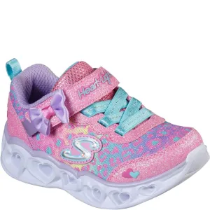 Skechers Heart Lights Touch Fastening Trainer