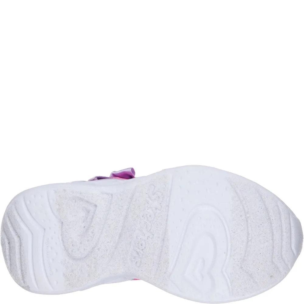 Skechers Heart Lights Touch Fastening Trainer