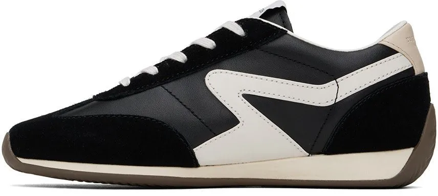 Slim Retro Runner Sneaker in Black