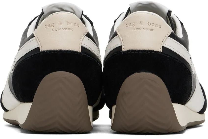 Slim Retro Runner Sneaker in Black