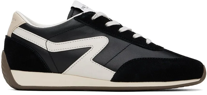 Slim Retro Runner Sneaker in Black
