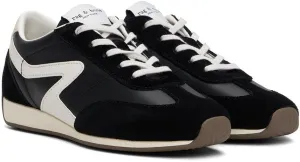 Slim Retro Runner Sneaker in Black
