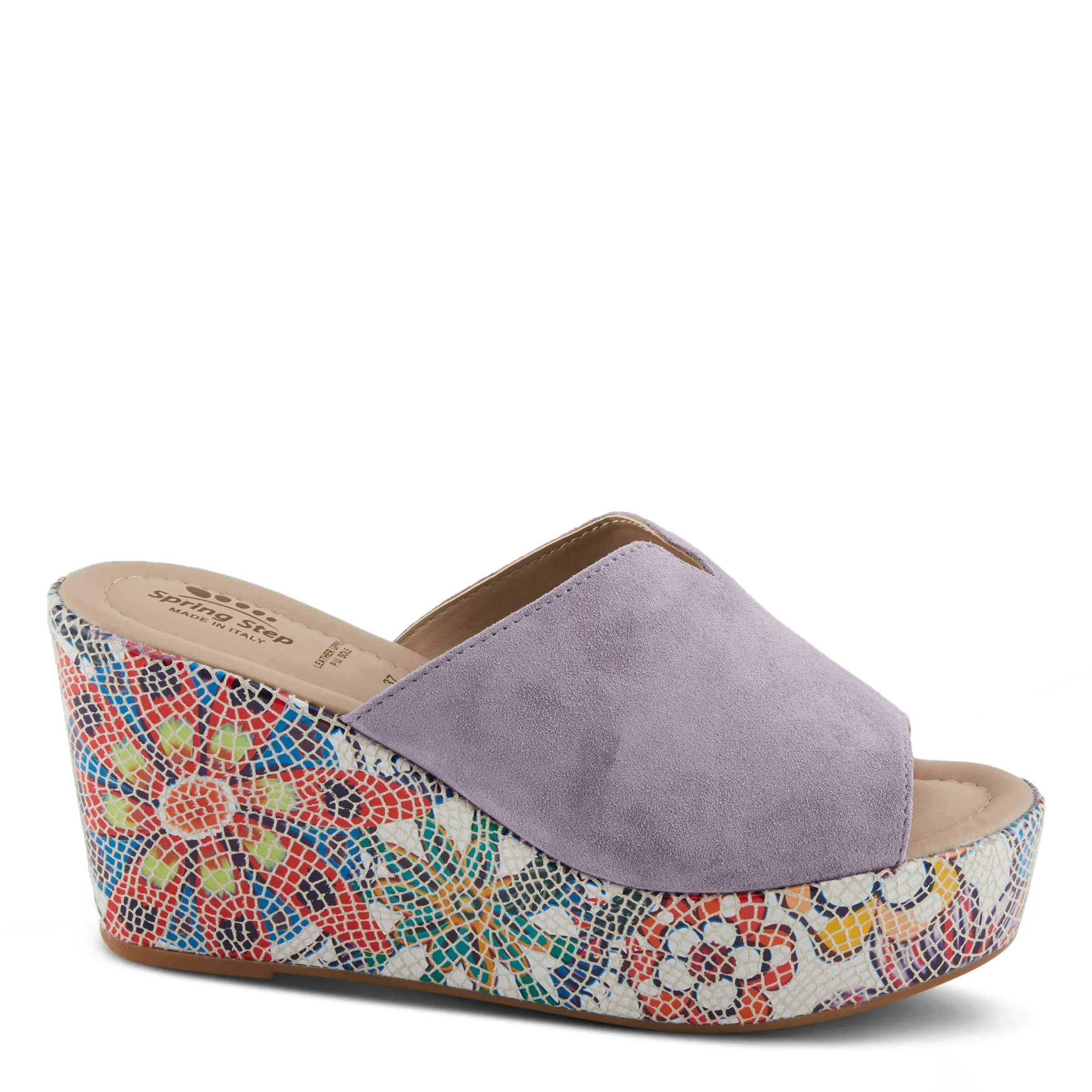 Spring Step Shoes Laylani Slide Sandal Women’s Genuine Suede