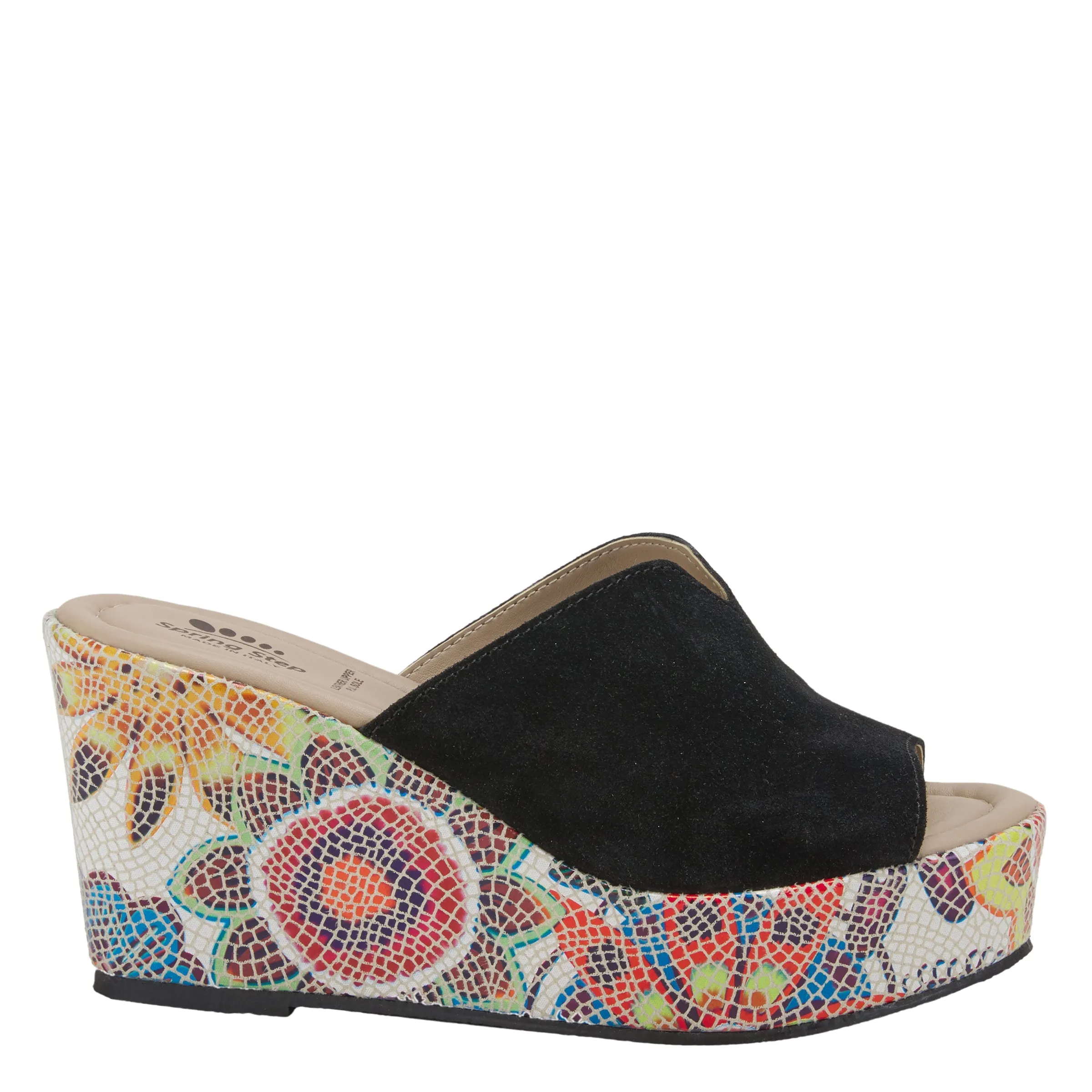 Spring Step Shoes Laylani Slide Sandal Women’s Genuine Suede