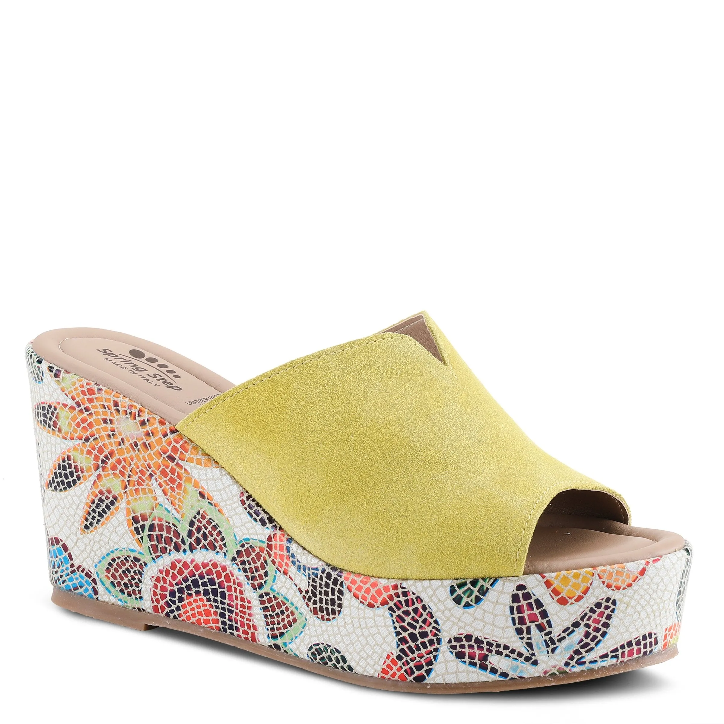 Spring Step Shoes Laylani Slide Sandal Women’s Genuine Suede