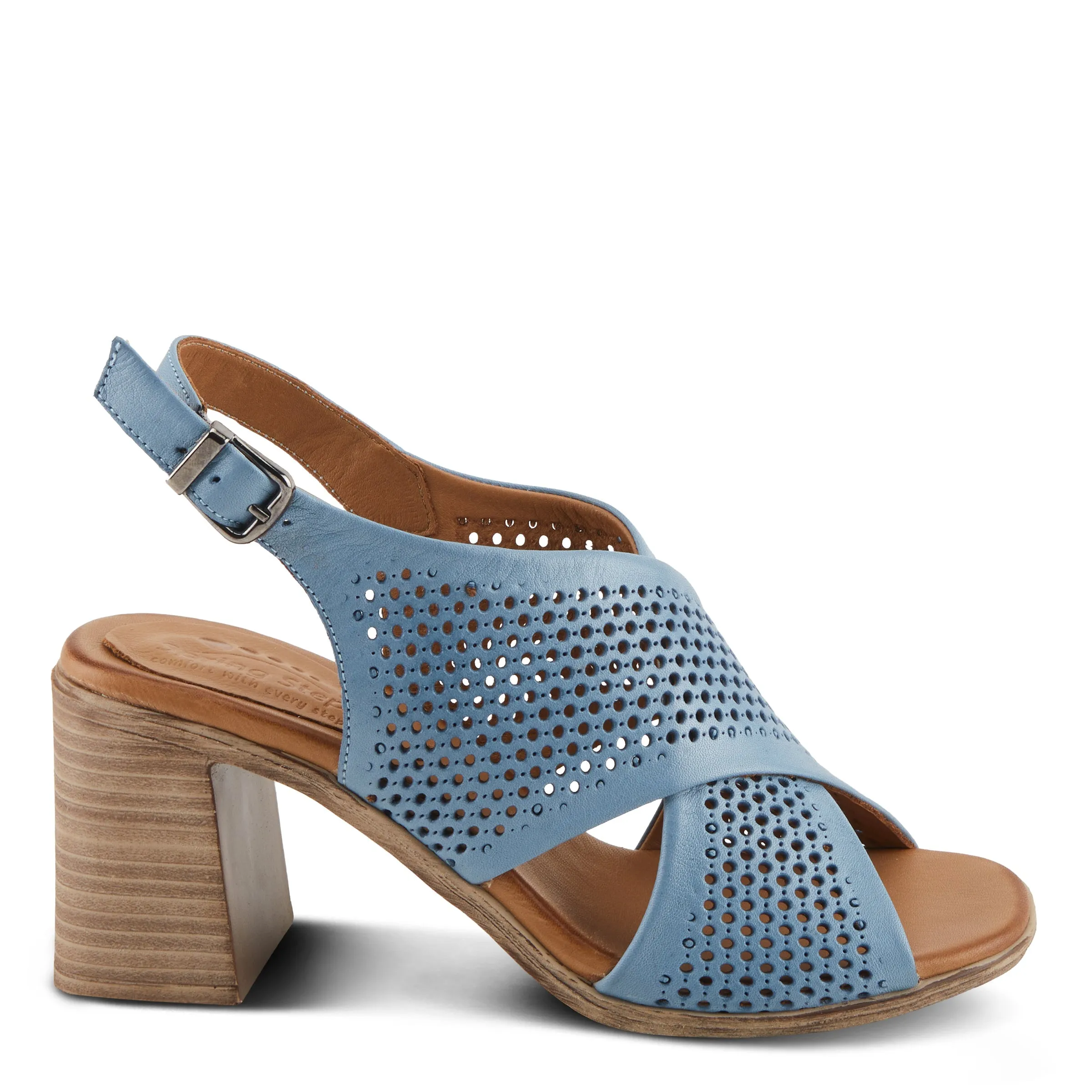 Spring Step Shoes Luanca Sandals Women's Leather 3" Heel