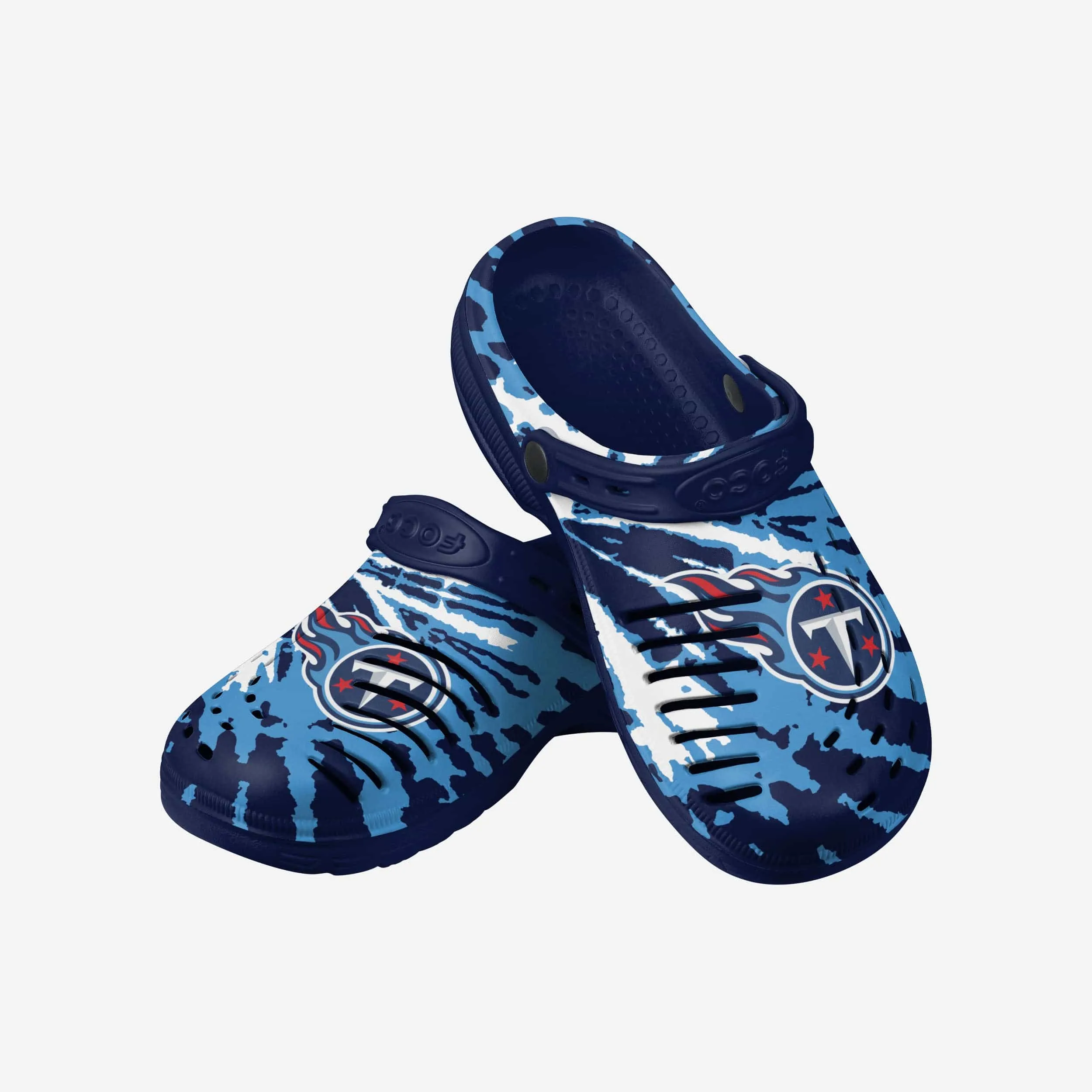 Tennessee Titans Tie-Dye Clog With Strap
