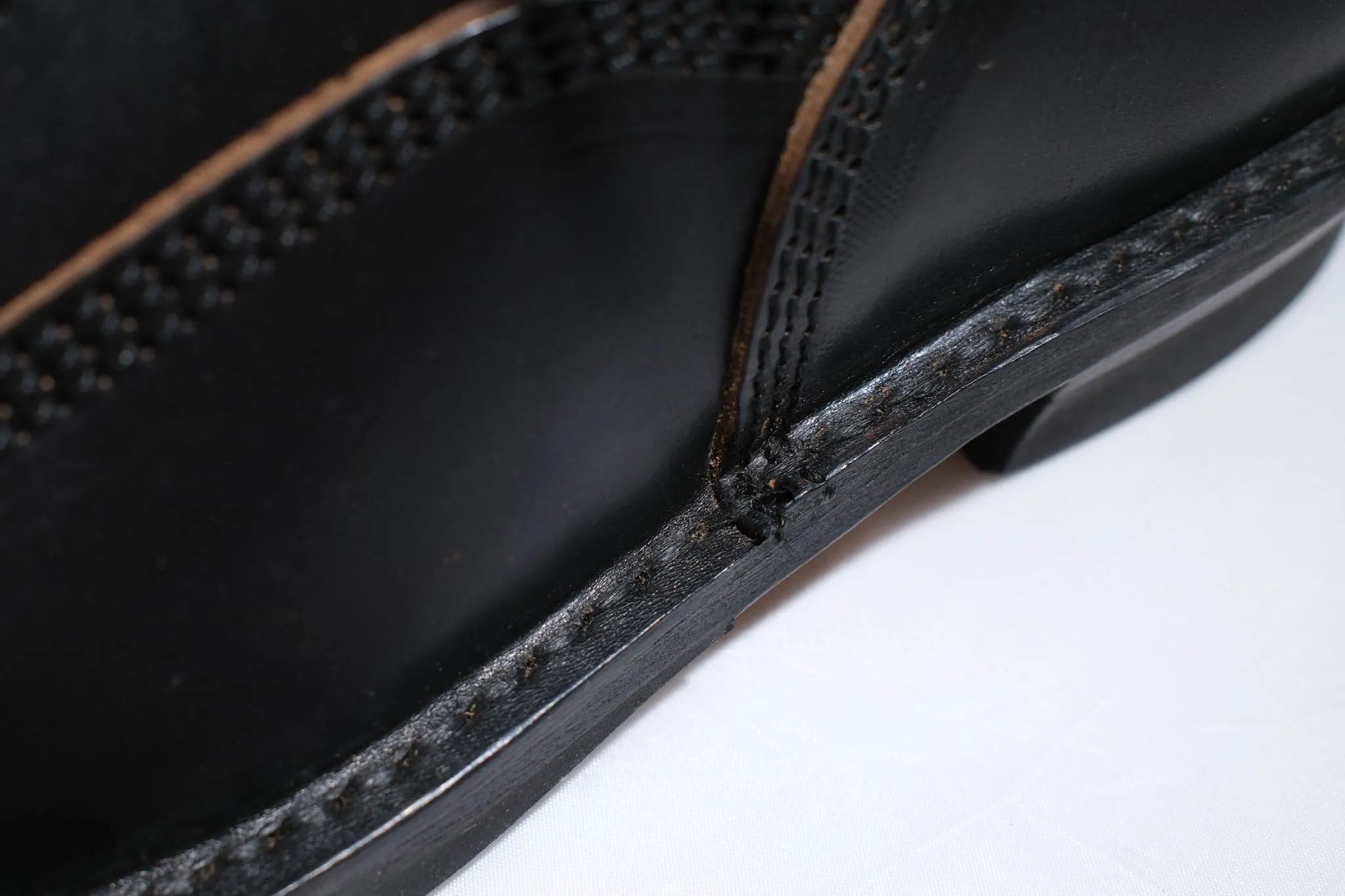 The Flat Head 6" Horsebutt Logger Boots (Black Tea-core)